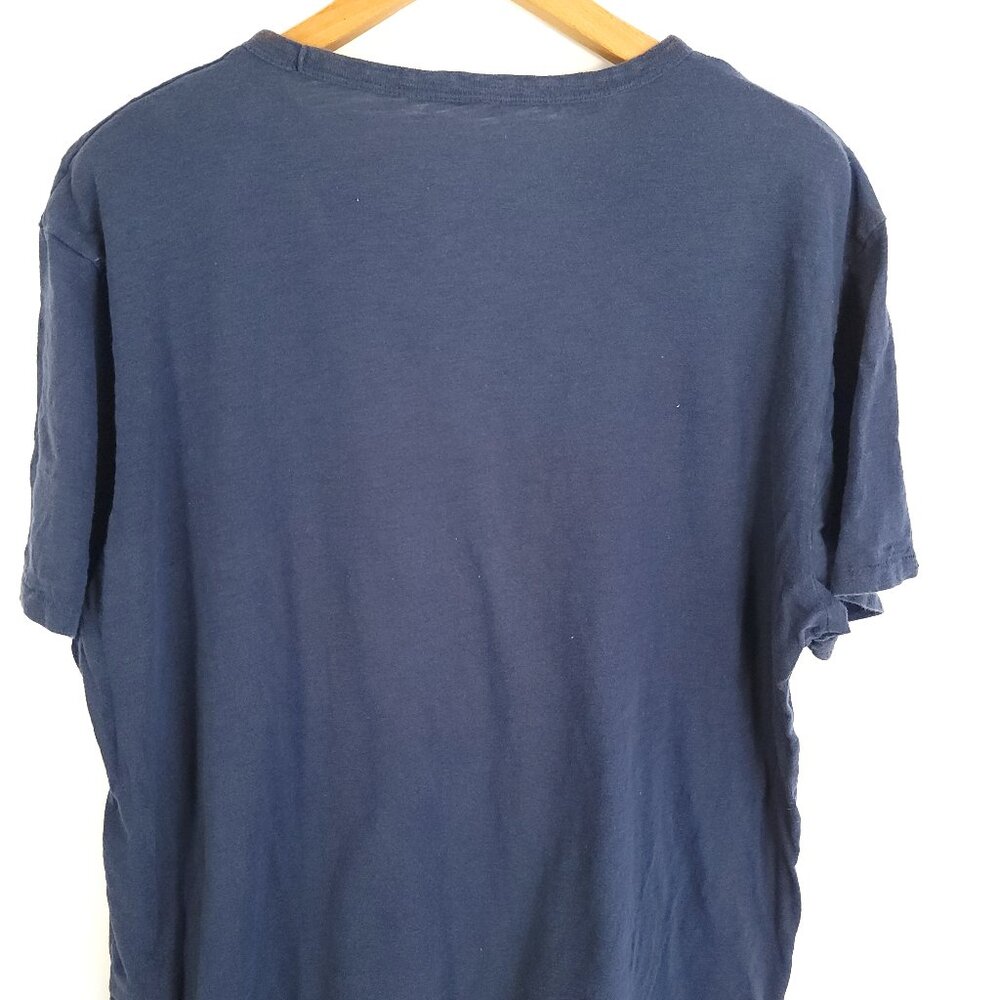 Martin & Co. Guitars Graphic T-Shirt Men's XXL Blue Lucky Brand Distressed - Picture 9 of 12